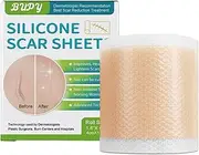 Silicone Tape for Scars - Soft and Flexible Silicone Scar Removing Tapes,Tummy Tuck Scars Removal Sheets for Traveling, Beach Vacation, Business Trips, Home, Working Helves