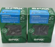 2 boxes SPAX 304 Stainless Deck Screws #10 2-1/2” 2.5” 83ct x2 T-20 51950 *NEW*