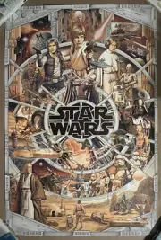 Star Wars Variant Poster Ise Ananphada Bottleneck Mondo Gallery Art Print Lucas