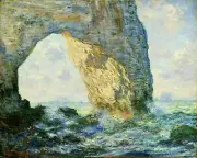 Arch to the West from Etretat By Claude Monet Painting Paint By Numbers Kit DIY