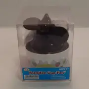 Cyber Kidz Portable USB Powered Novelty Sundae Cup Mini Fan Desktop 4" Tall
