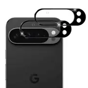 [2 Pack] MEZON Google Pixel 9 Pro XL Premium Full Coverage Tempered Glass Camera Lens – Black Version, No Whitening from Flash (Pixel 9 Pro XL, Lens HD)