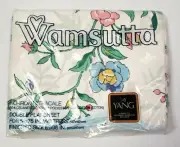 New! DOUBLE FULL Flat Sheet Wamsutta Colefax by JAY YANG Ultracale Botanical