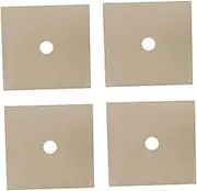 Cabilock 4Pcs Non Stick Stove Burner Covers Reusable Hob Protection Pad for Gas Range Heat Resistant Up to Easy to Clean Liners to Fit Gas Hobs
