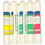 Pure Blue H2O 5PC Reverse Osmosis Filter System Replacement Filters