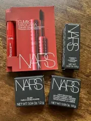 NARS LOT Climax Mascara Blush Light Reflecting Setting Powder Matte Lipstick NEW