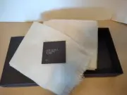 Restoration Hardware Alicia Adam's Natural Ivory SURI ALPACA Eyelash Scarf NEW