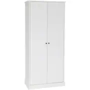 Storage Cabinet Organiser Double Door Tall Shelf Cupboard Display Double Door