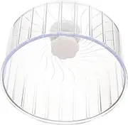 DRESSOOS Hamster Running Wheel Silent Exercise Wheel for Hedgehogs Chinchillas Guinea Pigs Smooth Edges Low Noise Design Cage Attachment for Active Pets