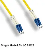 7m LC/LC Duplex 9/125 Single Mode Fiber Optic Patch Cable OFNR Gigabit Ethernet