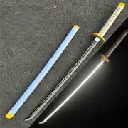 Demon Slayer Light Up Sword Zenitsu Agatsuma Anime Costume Cosplay Prop 104cm