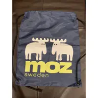 在飛比找蝦皮購物優惠-全新MOZ Sweden 海軍藍束口袋背包