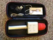 Wireless Q7 Bluetooth Karaoke Microphone Bundle w/ Case