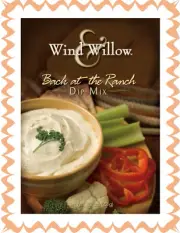 WIND & WILLOW 1 Package Back at the Ranch Dip Mix~For Chips, Veggies, Crackers