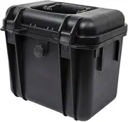 Monoprice Weatherproof/Shockproof Hard Case - Black IP67 Level dust and Water Protection up to 1 Meter Depth with Customizable Foam, 11" x 8" x 10