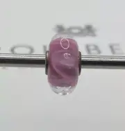 Trollbeads Pink Bubble Glass Bead