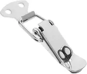 Homoyoyo Elegant Suitcase Buckle Stainless Steel Spring Loaded Toggle Clamp Safety Hardware for Cabinet 5.8cm