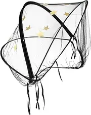 SUPVOX Foldable Trolley Mosquito Net Universal Stroller Netting Cover for Baby Toddler Pram Net Full Coverage Mesh Netting for Outdoor Activities