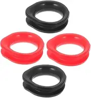 4pcs Scissors Silicone Ring Soft Fingers Shear Finger Thumb Scissors Finger Rings Grips Inserts Large Crafts The Rings Scissor Finger Ring Grips Scissor Finger Inserts Silica Gel
