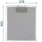 278 mm x 303 mm Brandnew ChefSimpson Westinghouse TEKA Rangehood filter