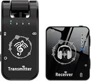Binxind Wireless Ear Monitor Transmission System Wireless Ear Monitor Transmission System Transmitter Plus Receiver