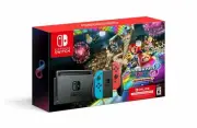 Nintendo Switch Console Mario Kart 8 Deluxe Bundle Neon Blue/Red FedEx 2-Days