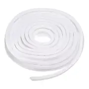 1pcs Weather Stripping Door Seal 32.81ft 394" 10m x 9mm x 5mm, White