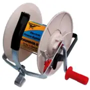 Strip Grazing geared WIND UP REEL Electric Fence Tape Poly Wire Strip Temporary