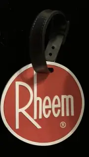 Rheem Brand Logo Baggage Carry On Luggage Tag NEW