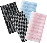 Beavorty Pack Exfoliating Bath Wash Cloth Body Scrub Cloth Back Scrubber for Women Men Soft Gentle African Scrub Towel