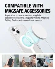 X-Doria iPhone 14 Plus Raptic Clutch Case Cover - Clear