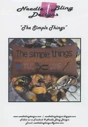 Needle Bling Designs The Simple Things Stitching CCW Thread Cross Stitch Pattern
