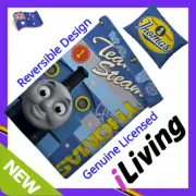 GENUINE LICENSED CHILDRENS REVERSIBLE THOMAS ENGINE QUILT COVER DUVET HI QUALITY