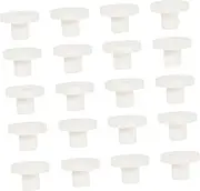 Toyvian 20Pcs Ceramic Coral Rack Base for Aquarium Lightweight Stable Coral Stand for Fish Tank Safe Durable Ceramic Coral Holder for Coral Growth and Reproduction