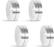 4pcs 30mm Pottery Trimming Spinner Tool, Mini Ceramic Spinning Tool Metal Clay Rotary Disc Pottery Throwing Wheel Polymer Clay Spinner Pottery Trim Stabilizer for Pottery-Lovers