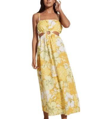 Faithfull The Brand El Rio Maxi Sundress Loretta Floral Sz 10