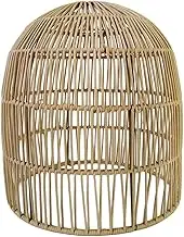 B Baosity Ceiling Pendant Light Shade Wicker Lamp Shade for Pendant Light, Hanging Light, Floor Lamps, 25cm x 26cm