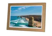 AVLABS 8" Hi-Res Digital Photo Frame - Wood [AVL980-WOOD-V2]