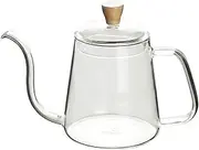 Drip Coffee Makers Gooseneck Drip Coffee Maker Kettle Drip Water Kettle High Borosilicate Glass Heat Resistant 600ml Transparent Coffee