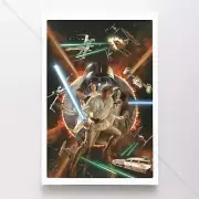 Star Wars Poster Canvas Movie Comic Art Print #116