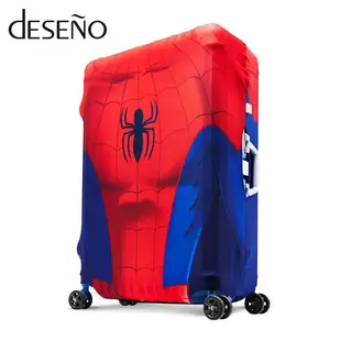 Deseno MARVEL 漫威英雄造型 3D 防刮 彈性 行李箱保護套 行李箱套 蜘蛛人 M號 0004 加賀皮件