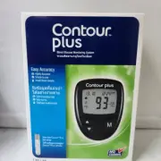 Digital Blood Meter Contour Plus Blood Glucose Monitoring System