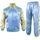 Couple 80s Costume Retro Neon Height Fashion Scouser Tracksuit 1980s Shell Suits