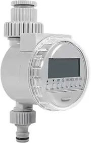 Haofy Solar Water Timer Irrigation Timer, Digital Hose Faucet Programmable Sprinkler Controller for Garden Automatic Irrigation System