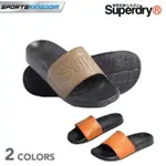 極度乾燥 全新 SUPERDRY 皮革沙灘拖鞋涼鞋拖鞋原創原創