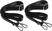 GRIRIW Horse Leg Straps 2pcs Adjustable Elastic Horse Blanket Leg Straps Quick Attachment Metal Buckle Snaps