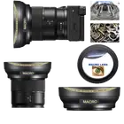 HD4 ULTRA WIDE ANGLE LENS + MACRO LENS FOR Sony Alpha a6400 with 18-135mm Lens