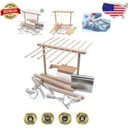 Creative 9-Piece Pasta Crafting Kit with Rolling Pins, Gnocchi Board & Tongs