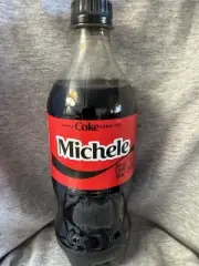 Share A Coke with Michele 2025 Personalized Gift Coca Cola Bottle 20oz Zero