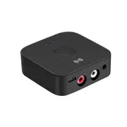Bluetooth 5.0 Wireless Audio Receiver 3.5MM Jack AUX NFC to 2RCA Music Adapter